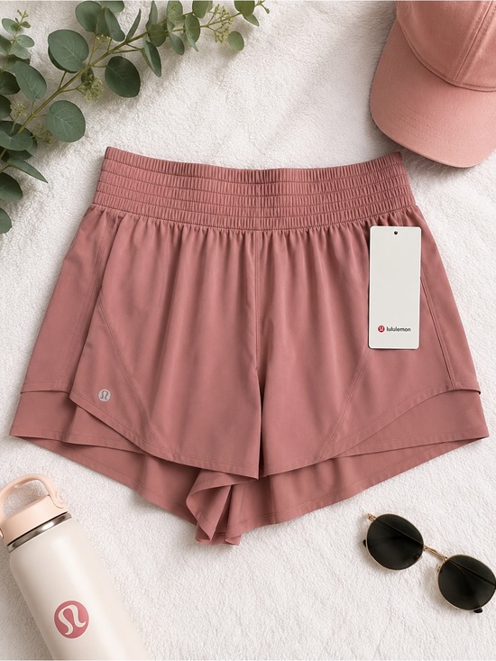 lululemon athletica Pants - Lululemon Shake It Out High-Rise Run Short, Medium, 2.5” NWT, Red Clay